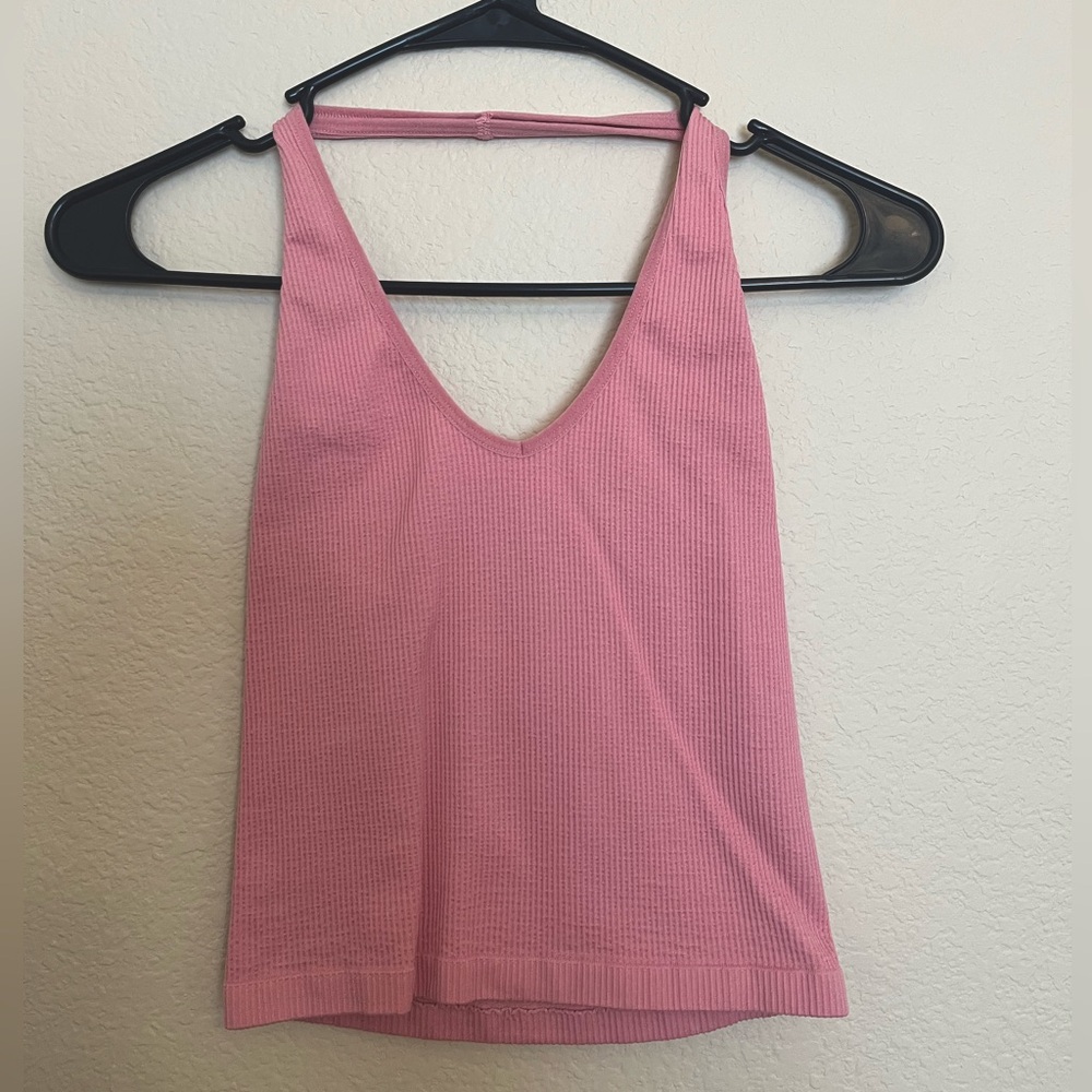 Urban outfitters pink halter top
